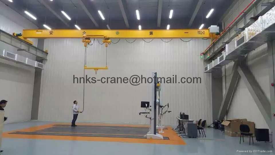 Desktop single-girder crane