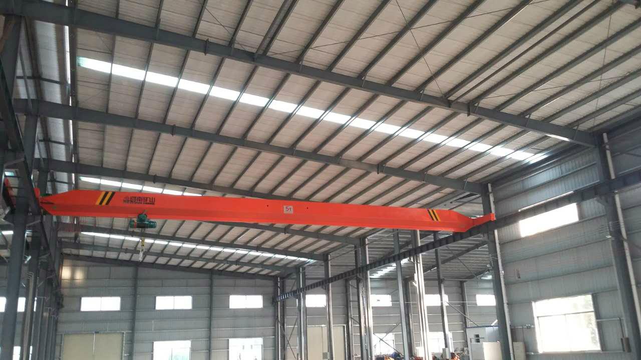 Single beam crane