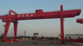 U 10-50/10 tons double beam hook gantry crane