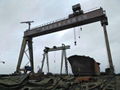 Shipbuilding gantry crane