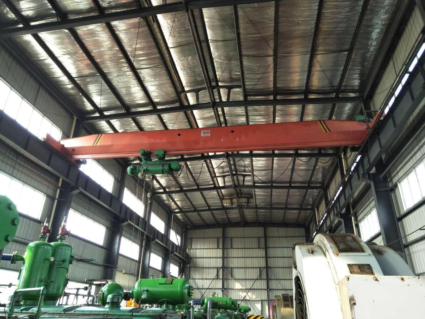 Electric proof single beam crane