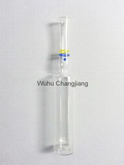 10ml yellow blue band blue dot form C glass ampoules