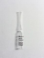 2ml clear customers printed white ring glass ampoules