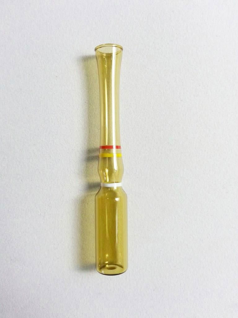 1ml yellow red band white ring- amber ampoule