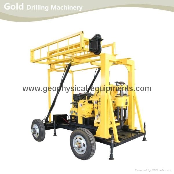 Hydraulic Drilling Tower Trailer-Mounted Water Well Drilling Rig