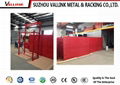 Red Tire Storage Rack Display Wire