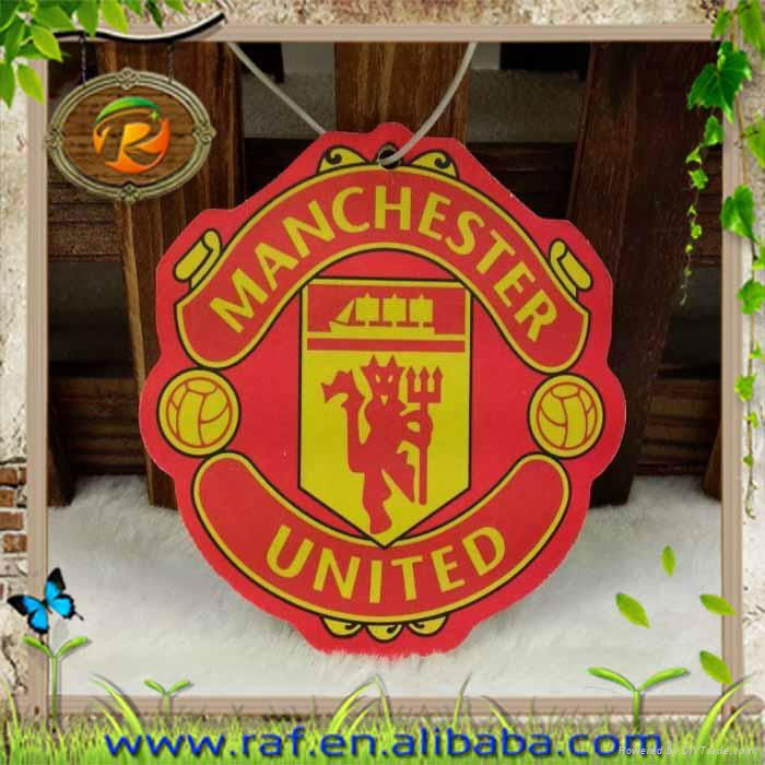 Famous Football Team Hanging Air Fresheners for Household & Commercial Promotion 4