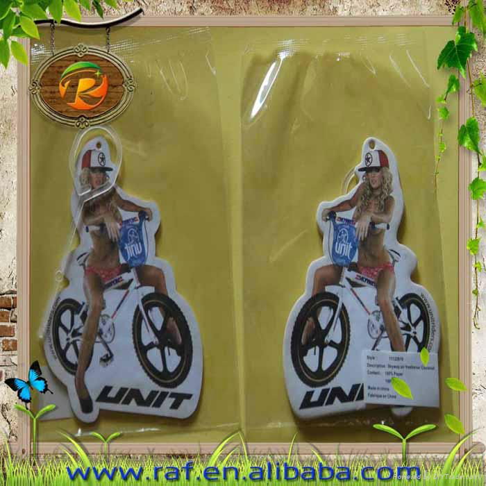 Sexy Girl Paper Air Fresheners Hot-selling 2015 Customized Design 2