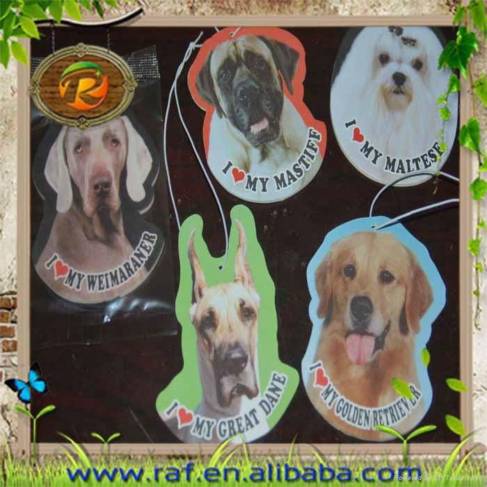 Lovely and Cute Animal Paper Air Fresheners new Car Scent