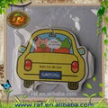 Promotional Paper Car Air Freshener Gel Type for Car Washing Service 3