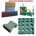 Small concrete block making machine