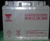 湯淺12V100AH鉛酸免維護蓄電池