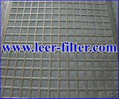 Perforated Sheet Sintered Wire Mesh