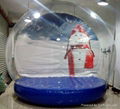 Fashionable Festival christmas inflatable snow globe 1