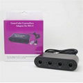 Firstsing USB 4 Ports GameCube Controller Adapter for Wii U And SWITCH