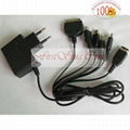  FS25054 8in1 AC Power Adaptor for NDSi/NDSL/NDS/GBA SP/PSP/MINI 5P/iPOD/iPhone