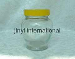 glass honey jar