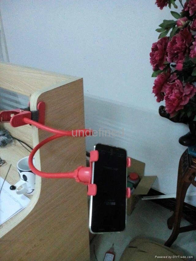 Bed Lazy Bracket stand lazy cellphone holders for tablet use the clip as a Deskt 5