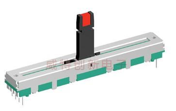 Straight sliding potentiometer