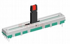 Straight sliding potentiometer