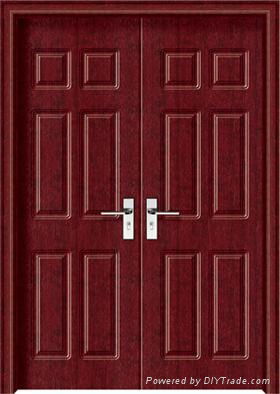 MDF Interior PVC Wooden Doors for rooms 2