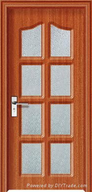 MDF Interior PVC Wooden Doors design for rooms 5