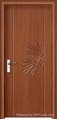 MDF Interior PVC Wood Doors design for hotels
