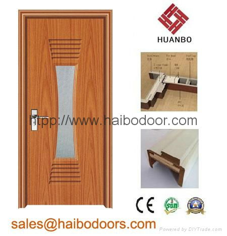 PVC Interior Wooden Doors for rooms  2