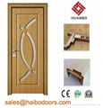PVC Interior Wooden Doors for rooms 