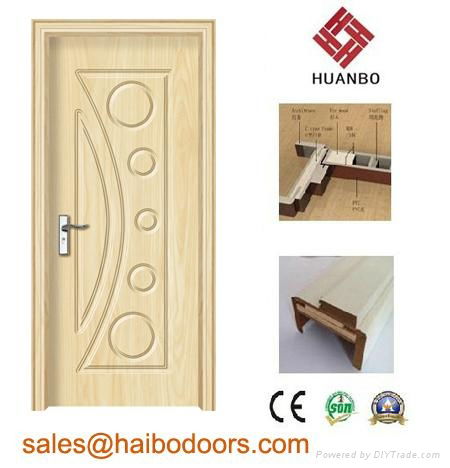 Cheap PVC MDF  Interior  Doors 2