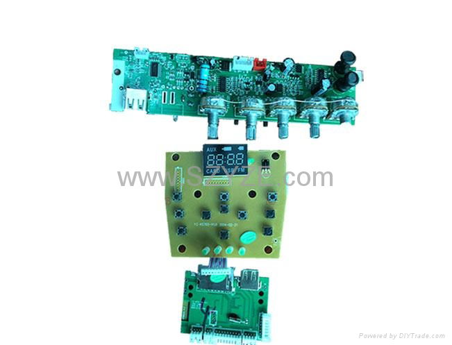 Portable digital TF player circuit board