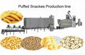 High quality Puffed Snacks production line 100-150kg/h 1