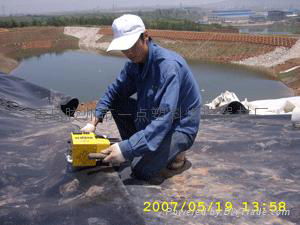 Geomembrane welding machine 4