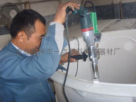 Geomembrane welding machine 5