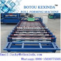 Glazed cold steel roof tile roll forming machine 2