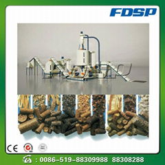 Biomass fuel pellet production line