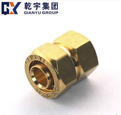 Brass fitting female straight union 2