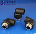 HDPE plastic pipe fitting male elbow for water