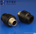 HDPE Pipe Fitting Male Straight 4