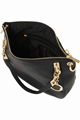 Black geunine leather lady handbag  2