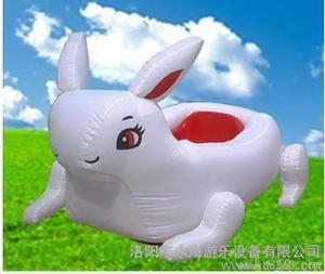 充氣白色鴨子電瓶車 5