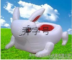 七彩灯充气西游记电瓶车 3