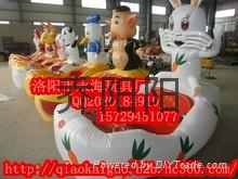 七彩灯充气推土机电瓶车 4