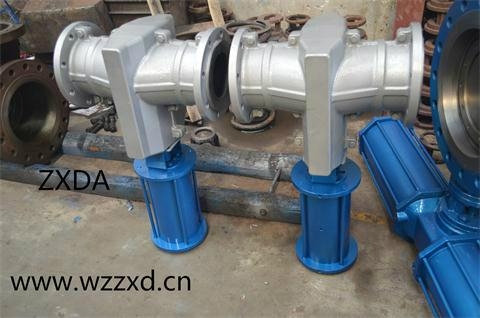 气动双作用管夹阀 2