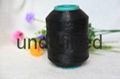 Black Mh-type metallic thread  lurex