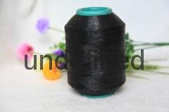 Black Mh-type metallic thread  lurex yarn for stockings