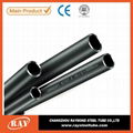 China astm a106 sch40 black seamless steel tube 3