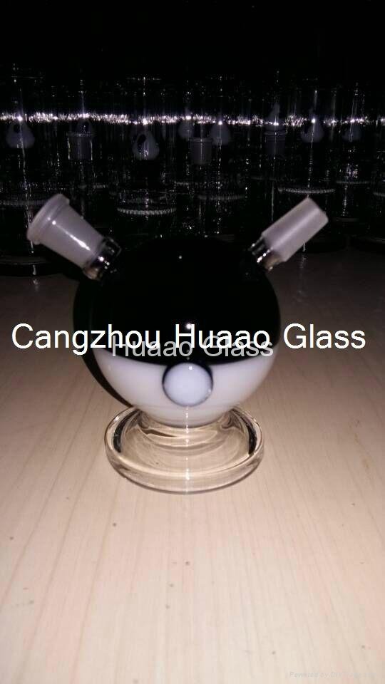 White&black ball rigs bongs percolator bongs oil rigs glass bongs glass water pi 4