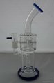 Classical 25cm height Glass smoking pipe Birdcage and two layer tyre percolators 4