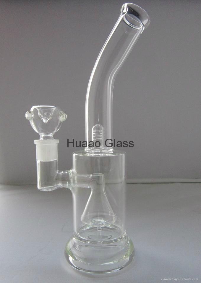 2015 New 29.5cm glass bongs Cone perc glass smoking bongs joint size 18.8mm 2